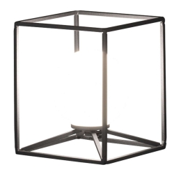 Φωτιστικό Επιτραπέζιο Gabbia R50401032 1xG9 28W  14,5x17,5cm Black Mat RL Lighting Μέταλλο