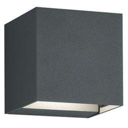 Φωτιστικό Τοίχου - Απλίκα Adaja 226860242 2x3W Led 8x8cm Anthracite Trio Lighting