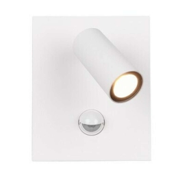 Φωτιστικό Τοίχου - Απλίκα Tunga 222969131 1x3,5W Led 13x16cm Με Αισθητήρα White Mat Trio Lighting