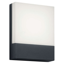 Φωτιστικό Τοίχου - Απλίκα Pecos 227760142 1x6W Led 16x20cm Anthracite Trio Lighting