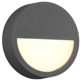 Φωτιστικό Τοίχου - Απλίκα Pedro 222860142 1x9W Led Φ20cm Anthracite Trio Lighting