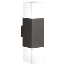 Φωτιστικό Τοίχου - Απλίκα Hudson 220060242 2xE14 4W Led 8x33cm Anthracite Trio Lighting