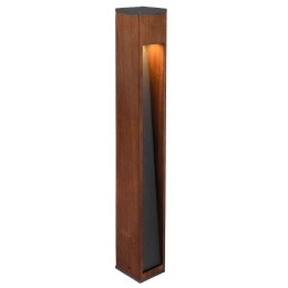 Φωτιστικό Δαπέδου Canning 409660130 1xGU10 5W 10x10x80cm Natural Wood Trio Lighting