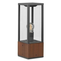 Φωτιστικό Δαπέδου Garonne 501860130 1xE27 60W 14x14x40cm Natural Wood Trio Lighting