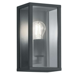 Φωτιστικό Τοίχου - Απλίκα Garonne 201860142 1xE27 60W 14x26cm Anthracite Trio Lighting