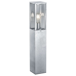Φωτιστικό Δαπέδου Garonne 401860186 1xE27 60W 14x14x80cm Silver Trio Lighting