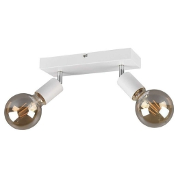 Φωτιστικό Οροφής - Σποτ Vannes R80182031 2xE27 40W 9x26x12cm White Mat RL Lighting Μέταλλο
