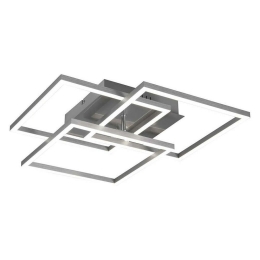 Φωτιστικό Οροφής - Πλαφονιέρα Mobile R62883107 28W Led 42x39x10cm Nickel Mat RL Lighting Μέταλλο