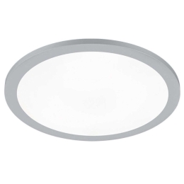 Φωτιστικό Οροφής - Πλαφονιέρα Tiberius R62983087 16W Led Φ30cm 4cm Titanium RL Lighting Πλαστικό