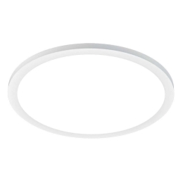 Φωτιστικό Οροφής - Πλαφονιέρα Tiberius R62984001 20W Led Φ40cm 5cm White RL Lighting Πλαστικό