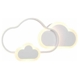 Φωτιστικό Οροφής - Πλαφονιέρα Cloudy R62263131 29W Led 25x52x9cm White Mat RL Lighting Μέταλλο