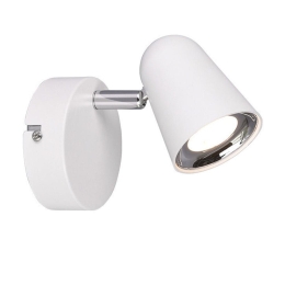 Φωτιστικό Τοίχου - Απλίκα Toulouse R82121131 3,5W Led 12x9x15cm White Mat RL Lighting Πλαστικό