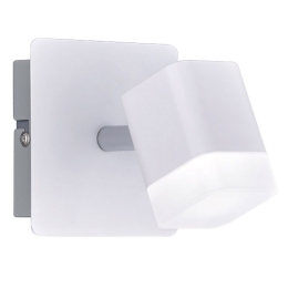 Φωτιστικό Τοίχου - Απλίκα Roubaix R82151131 4W Led 10x10x11cm White Mat RL Lighting Μέταλλο
