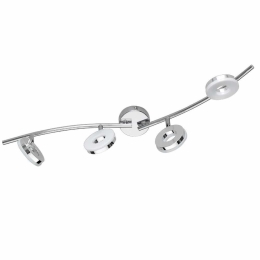 Φωτιστικό Οροφής - Σποτ Rennes R82414106 4x4W Led 9x76x19cm Chrome RL Lighting