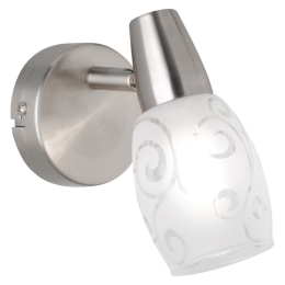 Φωτιστικό Τοίχου - Απλίκα Colmar R80021007 1xE14 28W 8x15cm Nickel Mat RL Lighting Μέταλλο