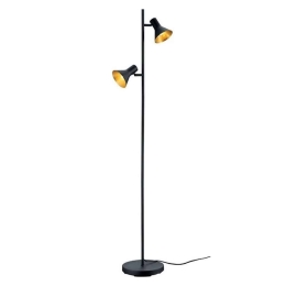 Φωτιστικό Δαπέδου Nina R40162002 2xE14 28W 23x33x144cm Black RL Lighting Μέταλλο