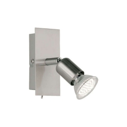 Φωτιστικό Τοίχου - Απλίκα Nimes R82941107 1xGU10 3W Led 5x12x13cm Nickel Mat RL Lighting Μέταλλο
