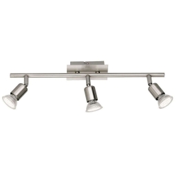 Φωτιστικό Οροφής - Σποτ Nimes R82943107 3xGU10 3W Led 5x45x16cm Nickel Mat RL Lighting Μέταλλο