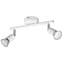 Φωτιστικό Οροφής - Σποτ Paris R80912031 2xGU10 35W 8x25x13cm White Mat RL Lighting Μέταλλο