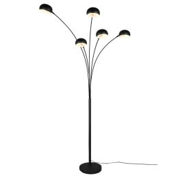 Φωτιστικό Δαπέδου Dito R46155032 5xE14 10W 30x210cm Black Mat RL Lighting Μέταλλο