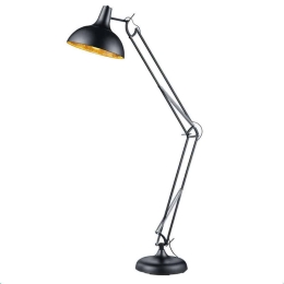 Φωτιστικό Δαπέδου Salvador R46061032 1xE27 60W 38x180cm Black Mat RL Lighting Μέταλλο