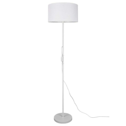 Φωτιστικό Δαπέδου Tarkin R40131001 1xE27 42W Φ36cm 160cm White RL Lighting Μέταλλο,Ύφασμα
