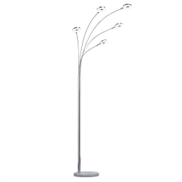 Φωτιστικό Δαπέδου Rennes R42415106 5x4W Led 80x190cm Chrome RL Lighting Μέταλλο