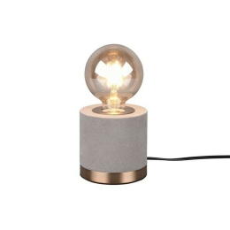 Φωτιστικό Επιτραπέζιο Judy R50691011 1xE27 40W Φ11cm 11cm Grey RL Lighting Βελούδο