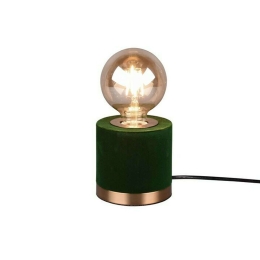Φωτιστικό Επιτραπέζιο Judy R50691015 1xE27 40W Φ11cm 11cm Green RL Lighting Βελούδο