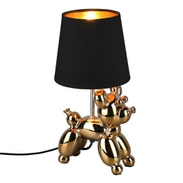 Φωτιστικό Επιτραπέζιο Bello R50241079 1xE14 40W 16x17x33cm Gold RL Lighting Κεραμικό,Ύφασμα
