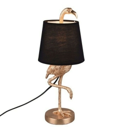 Φωτιστικό Επιτραπέζιο Lola R50251079 1xE14 40W Φ17cm 42cm Gold RL Lighting Πολυρεσίνη