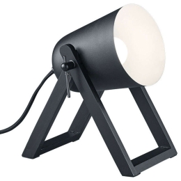 Φωτιστικό Επιτραπέζιο Marc R50721032 1xE27 25W 12x19x21cm Black Mat RL Lighting Ξύλο