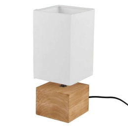 Φωτιστικό Επιτραπέζιο Woody R50171030 1xE14 40W Wood Coloured-White RL Lighting Ξύλο