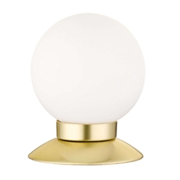 Φωτιστικό Επιτραπέζιο Princess R52551908 3W Led Φ10cm 13cm Brass Mat RL Lighting Μέταλλο,Γυαλί