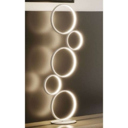 Φωτιστικό Δαπέδου Fredy LED-FREDY-PT5 36W Led 46,3x117cm White Luce Ambiente Design Αλουμίνιο