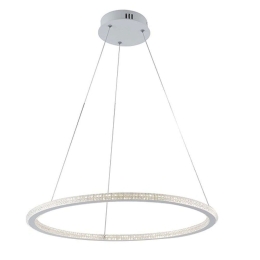 Φωτιστικό Οροφής Bryant LED-BRYANT-S1C 45W Led Φ60cm 150cm White Luce Ambiente Design Αλουμίνιο
