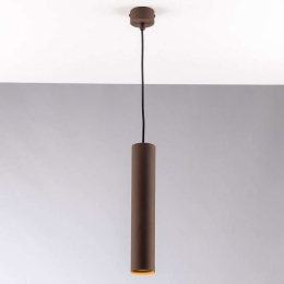 Φωτιστικό Οροφής Fluke I-FLUKE-S30 BRO 1xGU10 Φ5,5cm 30x200cm Rust Luce Ambiente Design Μέταλλο