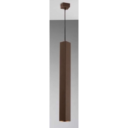 Φωτιστικό Οροφής Fluke I-FLUKE-SQ BRO 1xGU10Φ5,5cm 60x200cm Rust Luce Ambiente Design Μέταλλο