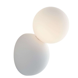 Φωτιστικό Τοίχου - Απλίκα Kiss I-KISS-AP 1xG9 Led 10x12,2x19cm White Luce Ambiente Design Γύψος
