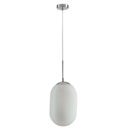 Φωτιστικό Οροφής Greenwich I-GREENWICH-C-S1 BCO 1xE27 Led Φ23cm 176,7cm White Luce Ambiente Design Γυαλί