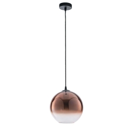 Φωτιστικό Οροφής Marte I-MARTE-S25 RM 1xE27 Φ25cm 148,9cm Bronze Luce Ambiente Design Γυαλί