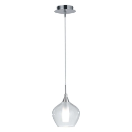Φωτιστικό Οροφής Skyline I-SKYLINE/S1 1xG9 Led Φ16,7cm 120cm Clear Luce Ambiente Design Γυαλί