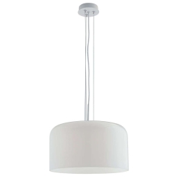 Φωτιστικό Οροφής Gibus I-GIBUS-S40 BCO 1xE27 Φ40cm 150cm White Luce Ambiente Design Γυαλί