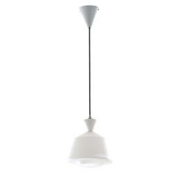 Φωτιστικό Οροφής Sugar I-SUGAR-B-CN 1xE27 Led Φ20cm 120cm White Luce Ambiente Design Γυαλί