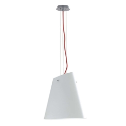 Φωτιστικό Οροφής Ermes I-ERMES-S3 3xE27 Φ35cm 120cm White Luce Ambiente Design Γυαλί
