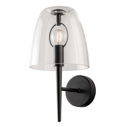 Φωτιστικό Τοίχου - Απλίκα Ares I-ARES-AP1-TR 1xE14 22x33,7cm Clear Luce Ambiente Design Γυαλί