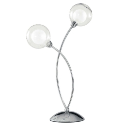 Φωτιστικό Επιτραπέζιο Blog I-BLOG-L2 2xG9 28x48cm Chrome Luce Ambiente Design Μέταλλο,Γυαλί