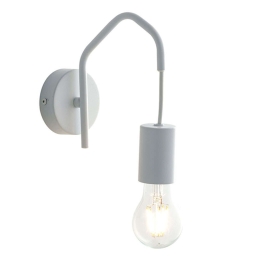 Φωτιστικό Τοίχου - Απλίκα Habitat I-HABITAT-AP BCO 1xE27 18x17,5cm White Luce Ambiente Design Μέταλλο