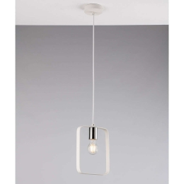 Φωτιστικό Οροφής Smith I-SMITH-S1-BCO 1xE27 19,5x150cm White Luce Ambiente Design Μέταλλο