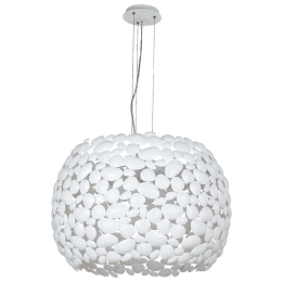 Φωτιστικό Οροφής Dioniso I-DIONISO-S65-BCO 5xE27 Φ65cm 147cm White Luce Ambiente Design Μέταλλο